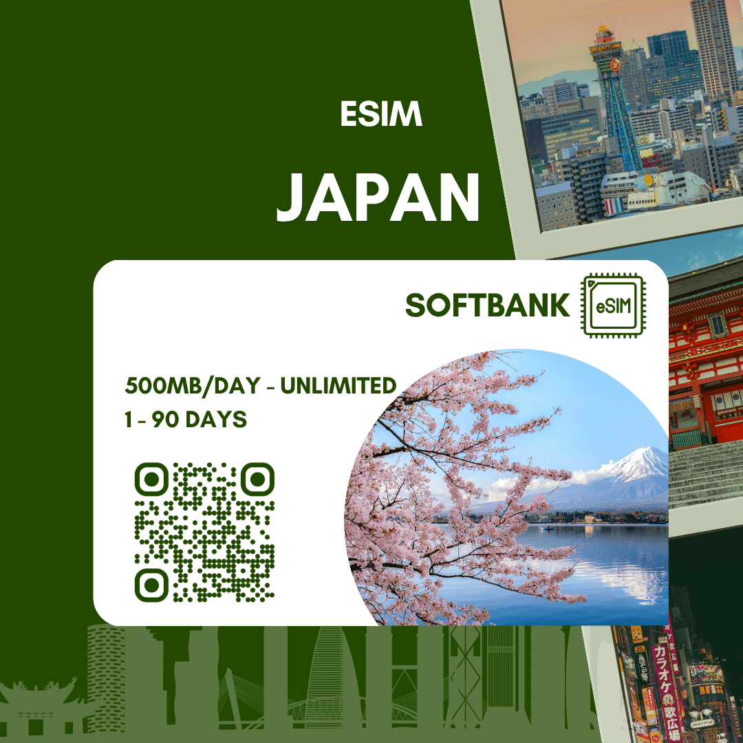eSIM Nhật Bản Softbank 5G
